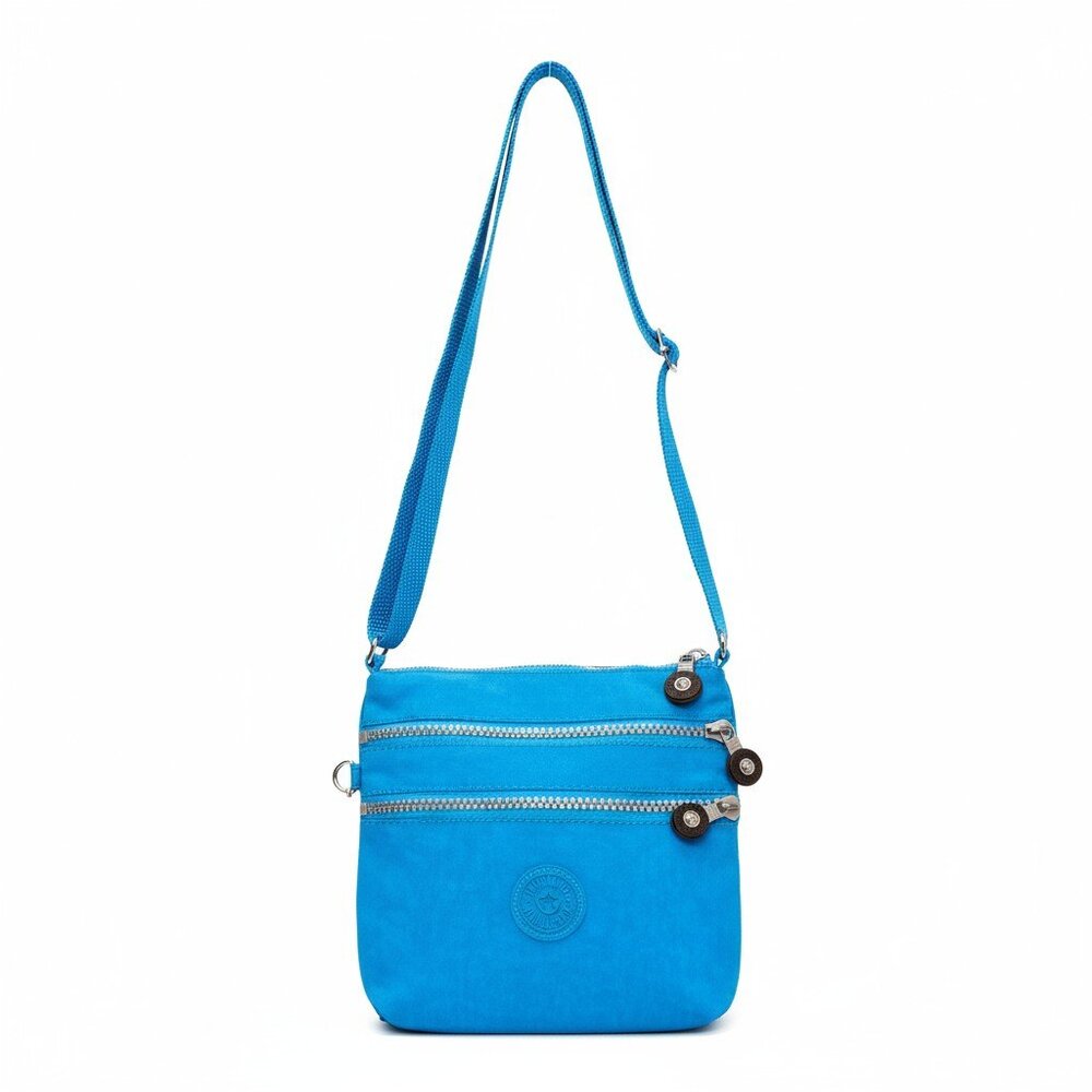 Kipling Alvar Mini Crossbody Purse Teal Blue NEW